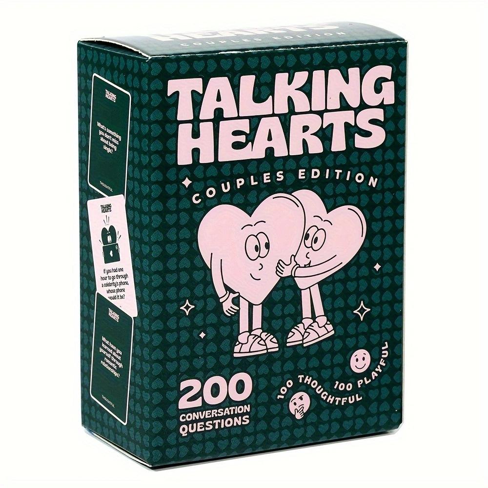 Talking Hearts Couple Version Interactive Conversation Cards Romantic Couple Game Cards