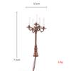 1/87 Scale Candlesticks Lights Model Sand Table Building Model Candle Led Light Dolls House Furniture Decoration for Kids Train