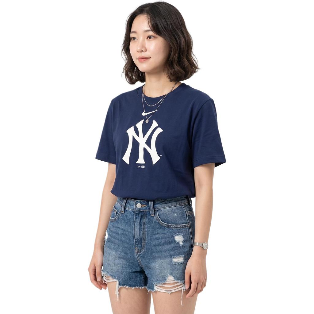 Nike X MLB T Shirts Unisex Navy Blue Crew Neck Thin Other N199-44B-NK-FZZ