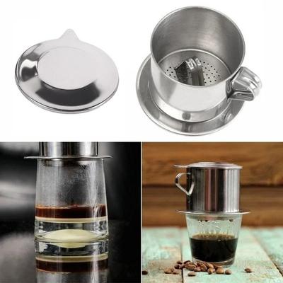 Portable Vietnamese Coffee Maker Stainless Steel Coffee Infuser Cup Coffee Drip Filter  Travel
