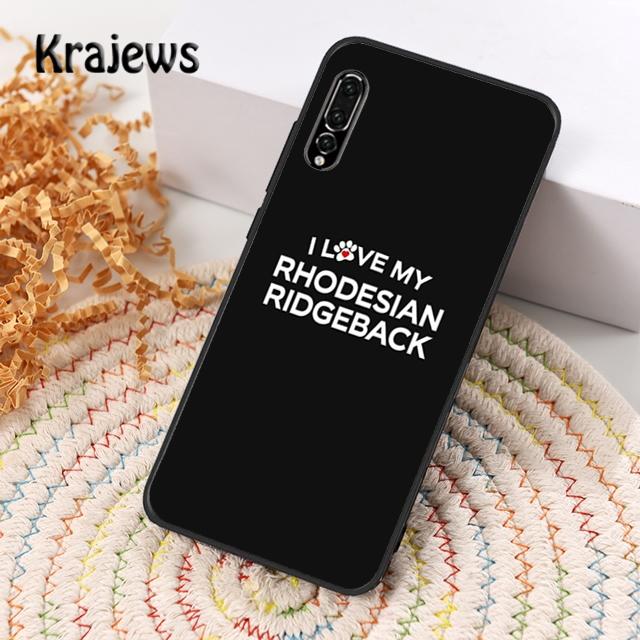 Krajews Rhodesian Ridgeback Dog Phone Case Cover For iPhone 17 Air 16 15 14 Plus 11 Pro Max 13 Pro Max 12 Max Coque iPhone 13