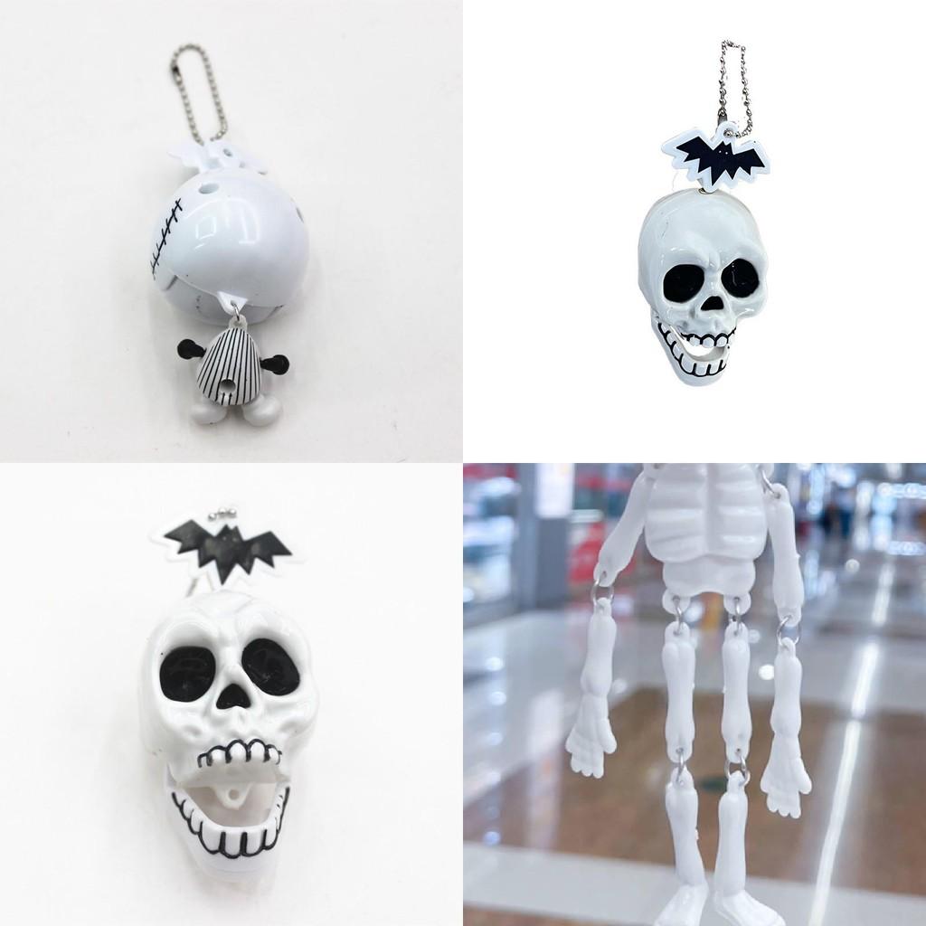 Festive Skeleton Skull Keyring With Distinctive Design Perfect For Halloween Events And Celebrations