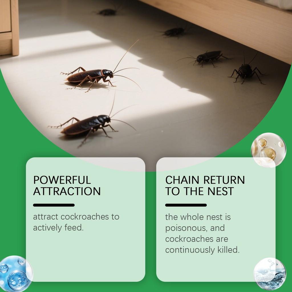 Cockroach Gel Household Kitchen Bathroom Basement Multi-scene Convenient Cockroach Killing 10g