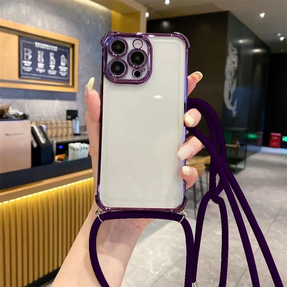 

Crossbody Lanyard Shockproof Case For Xiaomi 15T 15T Pro 15t 15 T Redmi 15 5G 15C 4G Soft Silicone Clear Phone Back Cover For Xiaomi 15T