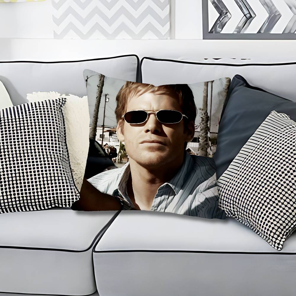 

DDexter MMorgan Pillow Cases for Bedroom Living Room Sofa Home Decor Polyester Cushion Cover with Zipper 30x30cm