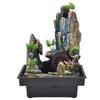 Harz Desktop Brunnen Indoor Wasserfall Brunnen Schreibtisch Steingarten Decoratopns mit Zerstäuber für Home