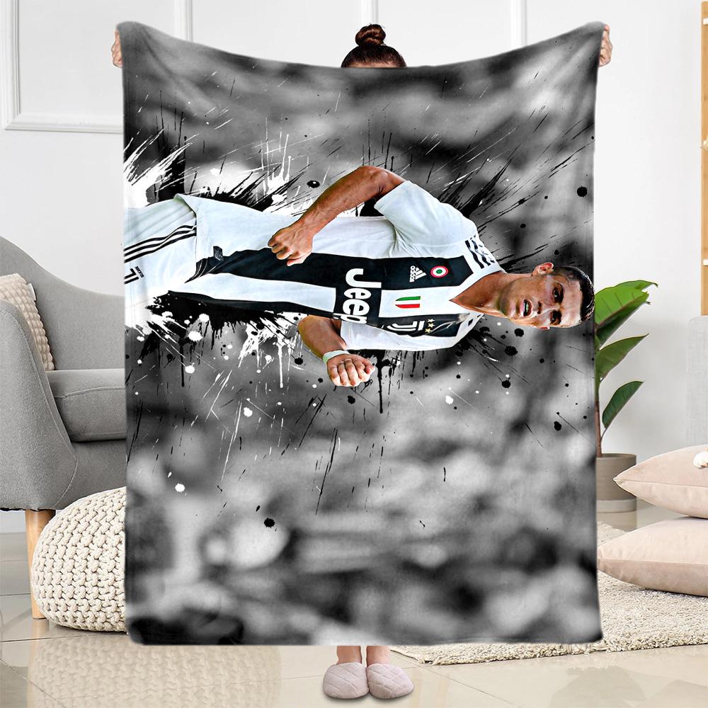 Ronaldo's Wings Glory Blanket Soft & Cozy Perfect for Bed Picnics Chair Four Seasons Universal Stylish Decor