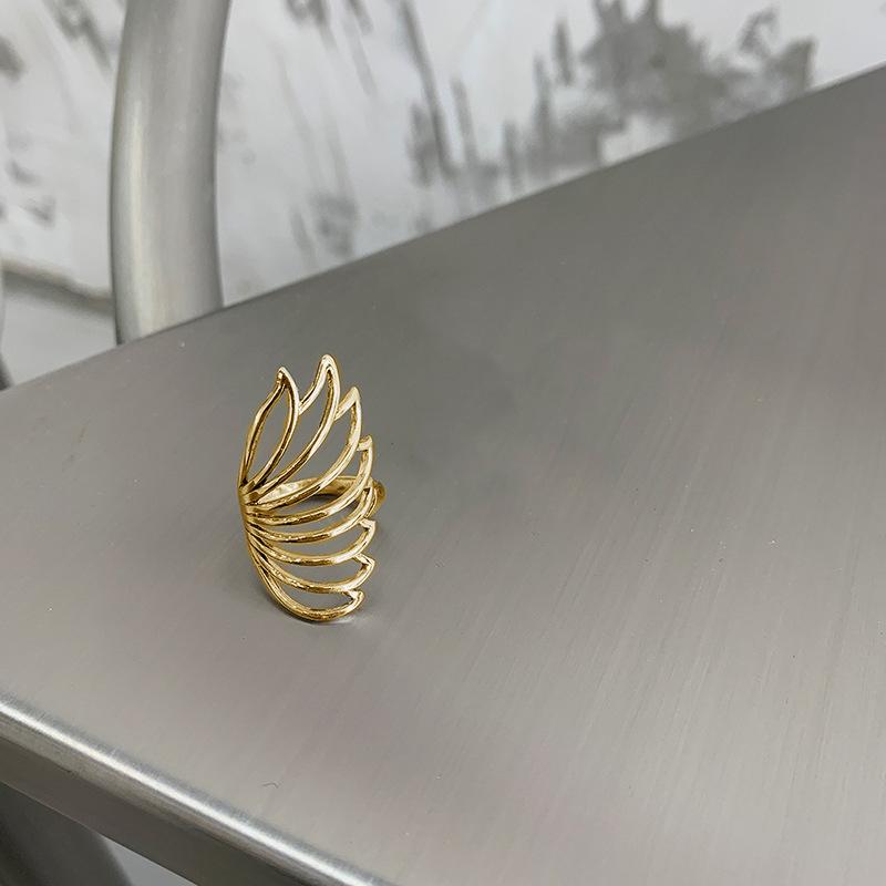 Retro Wisp Butterfly Open Ring Female Bungee Index Ring Cold Wind Adjustable Finger Ring Finger Rings Fashion Creative Geometric Party Jewelry Gifts