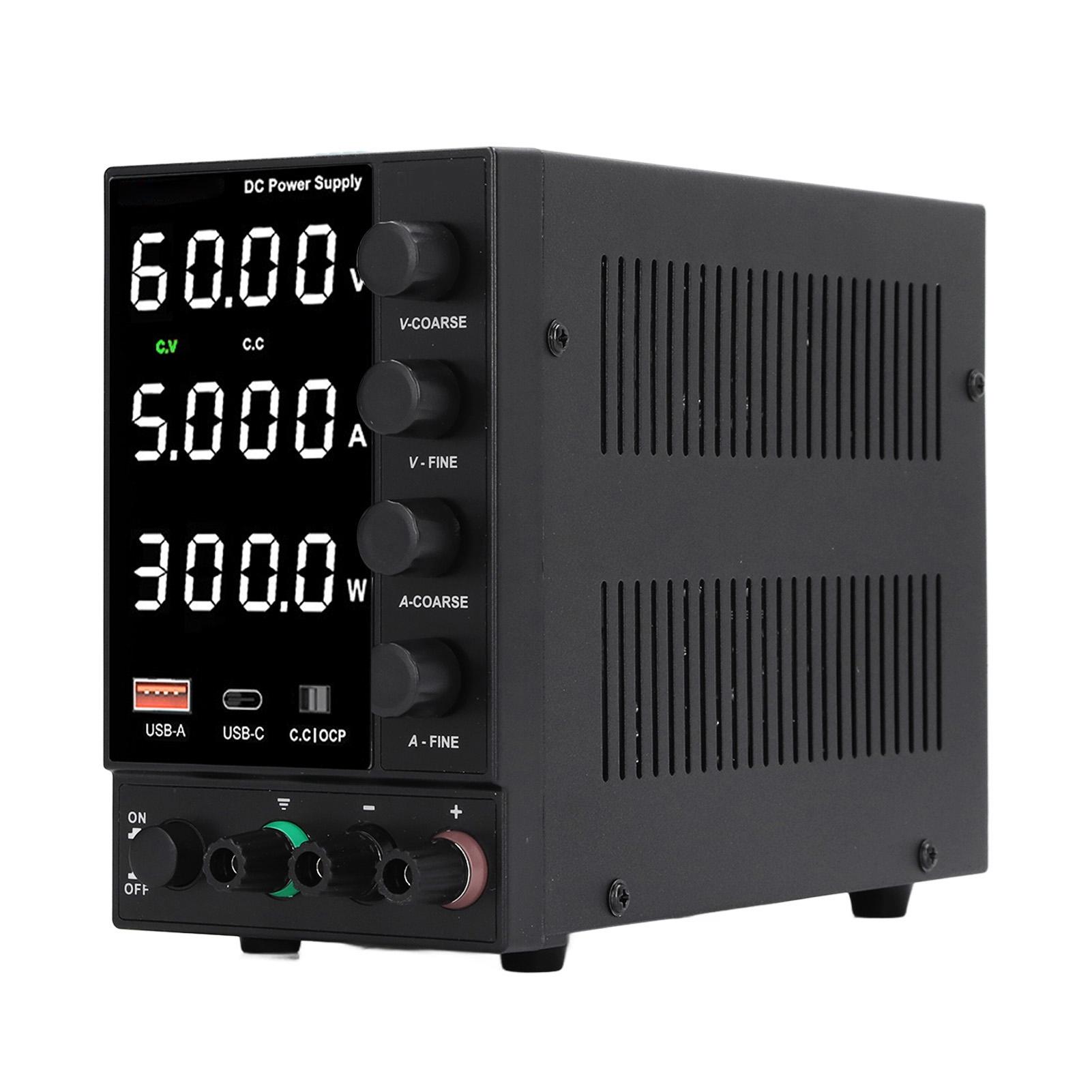 

DC Power Supply DPS3010U Desktop Adjustable Switching Regulated Power Supply 0 to 0 to 10A with Encoder Adjustments