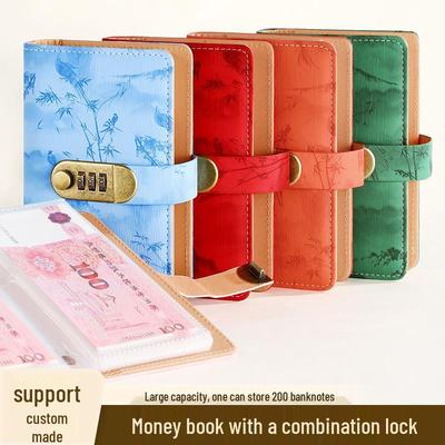 Album Portamonete Stile Paesaggio Transfrontaliero A6 con Serratura a Password