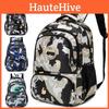 Printed Travel Backpack Fashionable Wear Resistant Student Schoolbag