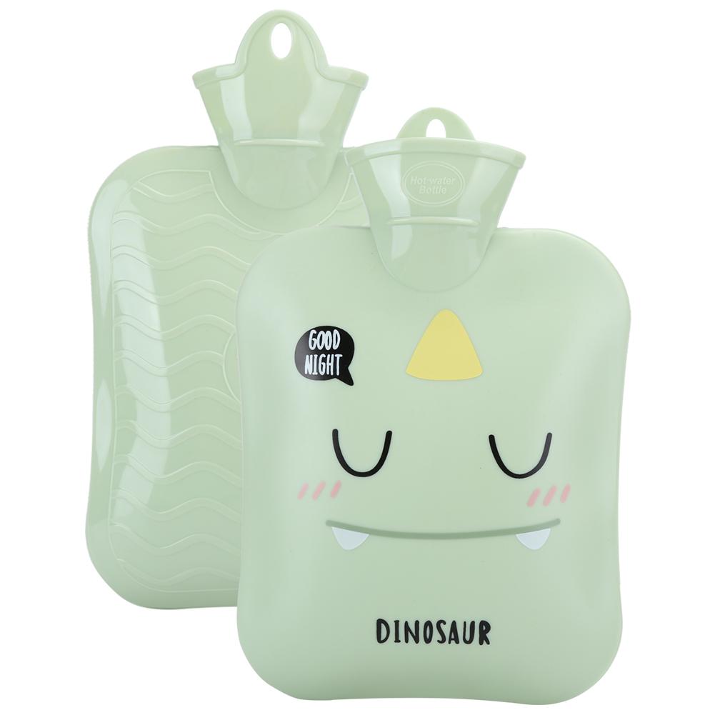 

2Pcs Cartoon Hot Water Bottle Large Cute Portable Water Injection Autumn Winter Hand Warmer