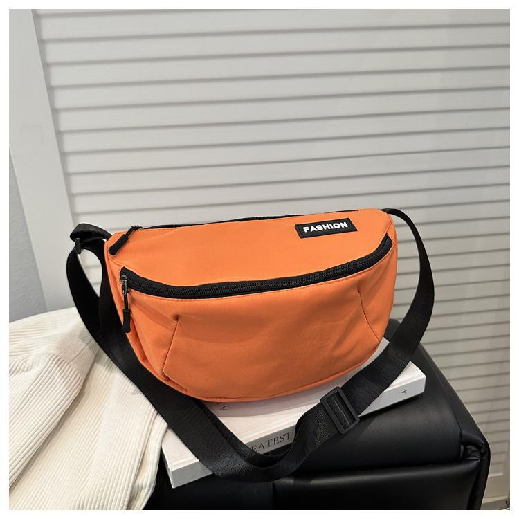 

Повседневная нейлоновая ткань модный однотонный большая вместимость спортивный стиль весна новый на плечо сумка-мессенджер сумка женская оранжевый