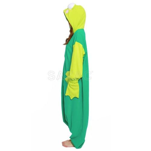 SAZAC Character Fleece Kigurumi, One Size Fits All, Sanrio Kero Kero Keroppi