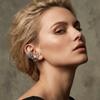 C-Shaped Ear Cuff Elegant Exaggerated Ear Clips Unique Wide Clip-On Earrings  Women