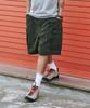 Mideueobdeiteu Two-Tuck Pleated Cargo Shorts Green