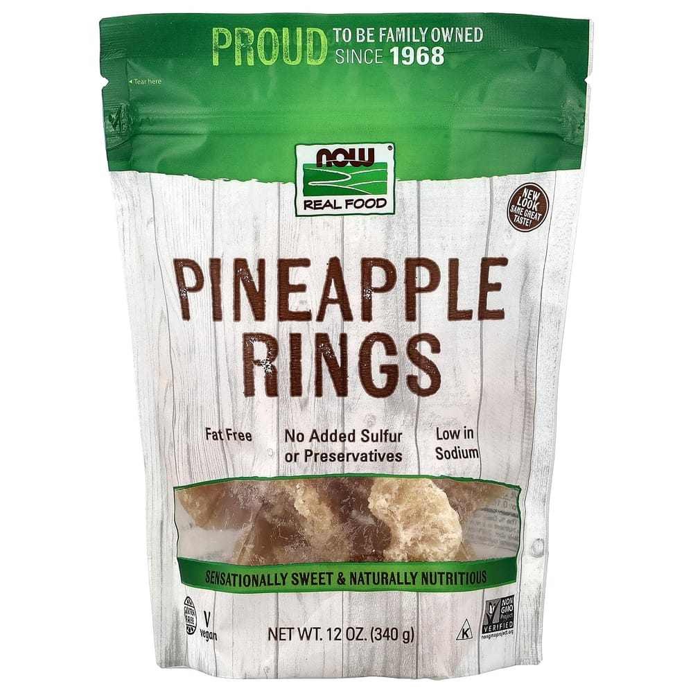 iHerb Now Foods Pineapple Chips 340g (12oz)
