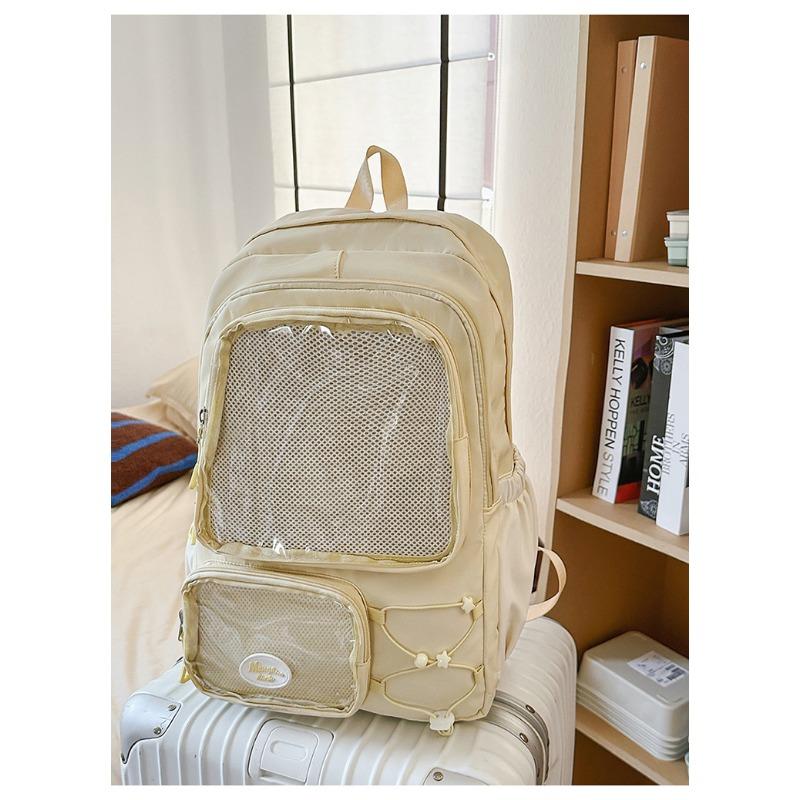 High value, fresh, sweet and cute star backpack, lightweight and simple backpack for junior high school students