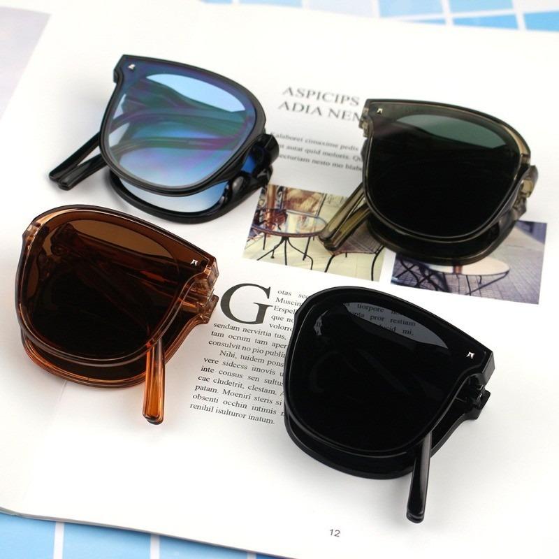 12 piece Sunglasses UV400 Sunshade Sunglasses Outdoor Travel Ins Folding Sunglasses For Men Women