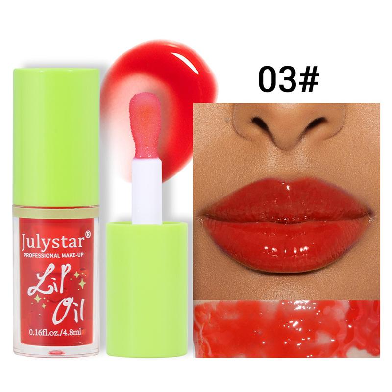 Long-lasting Moisturizing Transparent Hydrating Lip Oil Moisturizing Easy Color Toot Lips Fruity Mirror Lip Gloss