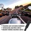 1PC Black Motorcycle Mirror Adapters 8MM Rearview Mirrors Conversion Bolt Clockwise Anti-clock Right Left Thread Accessories