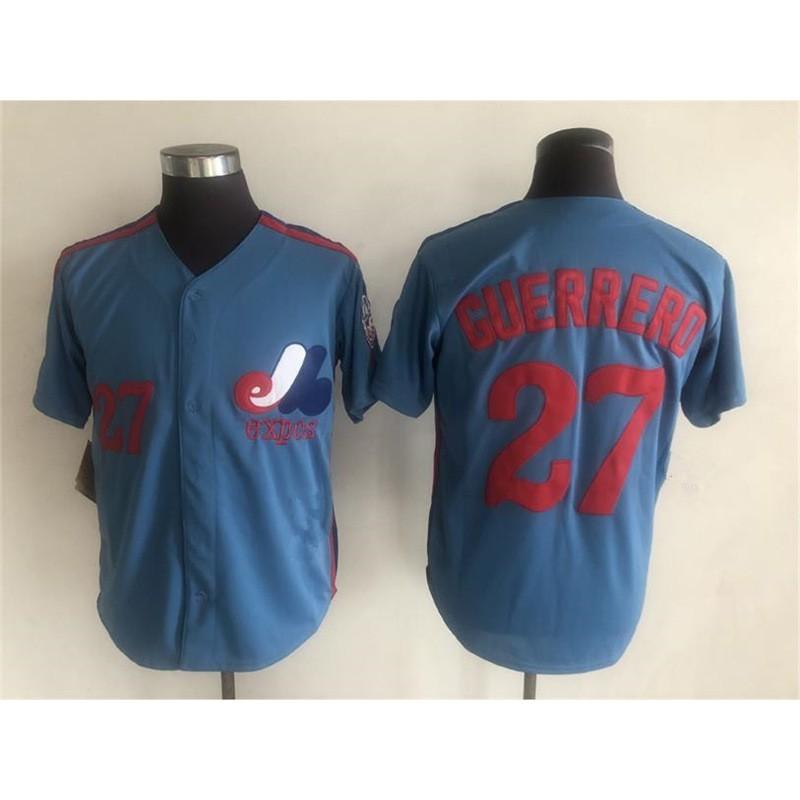 Vintage Montreal Expos 30 Baseball Jersey Unisex Cotton Embroidered Sport Top Fans Casual Wear