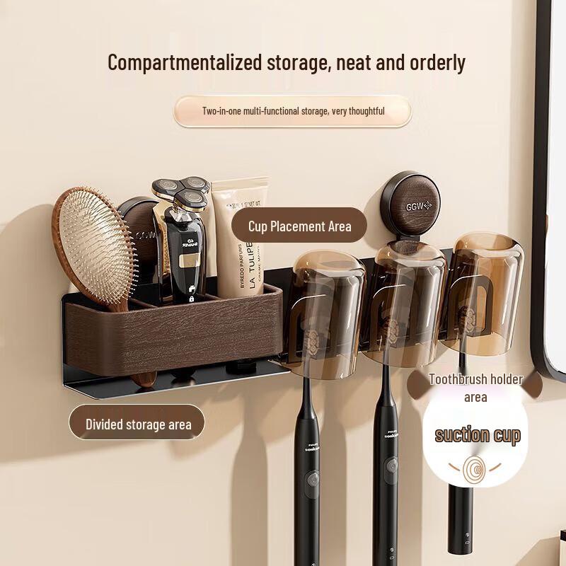 Vintage Suction Cup Toothbrush Holder