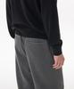 MUSINSA STANDARD Brushed One-Pleat Wide Elastic Pants [Gray]