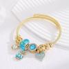 New Style Stainless Steel Bracelet - Fashionable and Versatile Heart-shaped Pendant for Women, Adjustable Couple Bracelet
