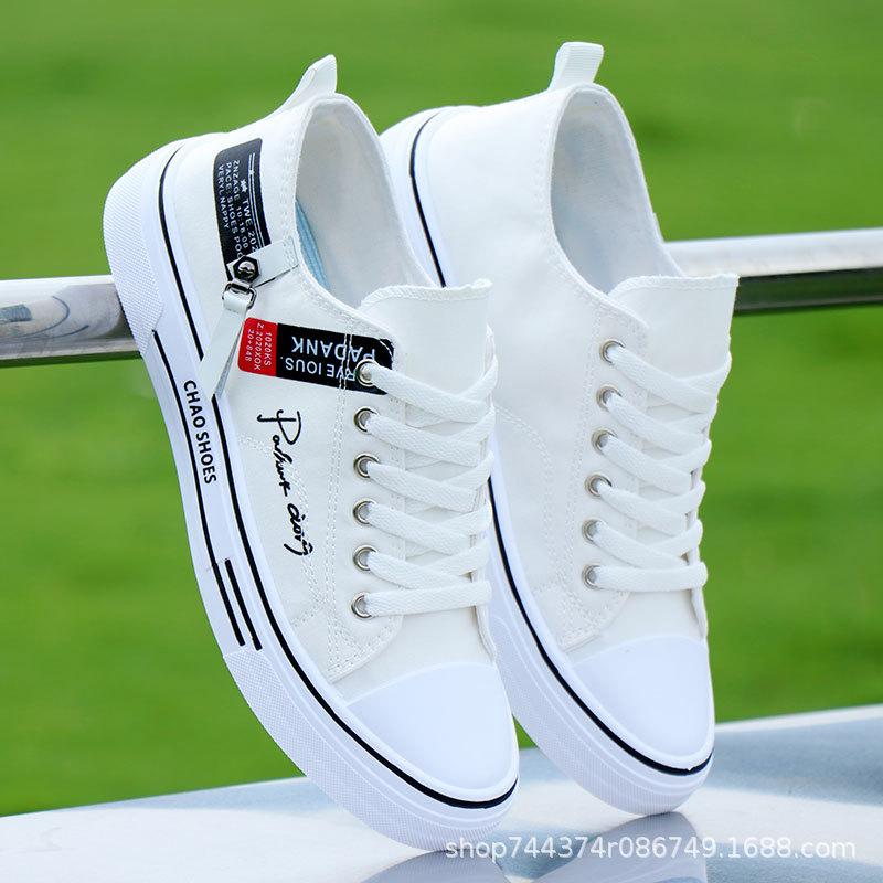 Shoes Spring and Autumn New Canvas Shoes Soft-soled Non-slip Board Shoes Student Leisure