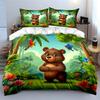 Playful Forest Teddy Bliss. Bedding Sets Duvet Covers Pillowcases(1* Duvet Cover 2* Pillowcases Without Duvet Insert)