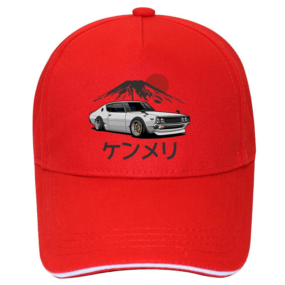 2023 Cars Graphic Unisex's Hat Car GTR TShirt Skyline Japanese Car Stylish Brand Women Unisex Cap Baseball Unisex's Hip Hop Cap Hats