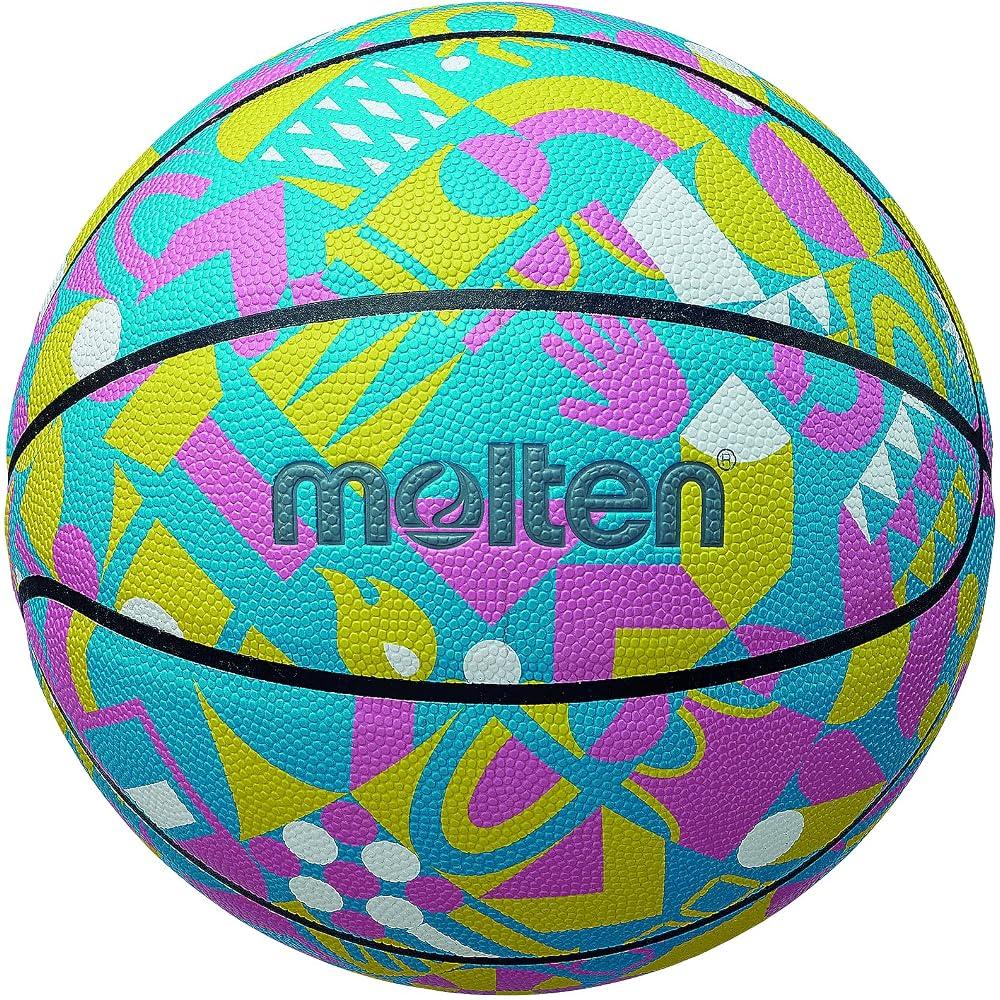 Molten Basketball Graphic Ball 24 Synthetic Leather Size 6 B6F3600-2
