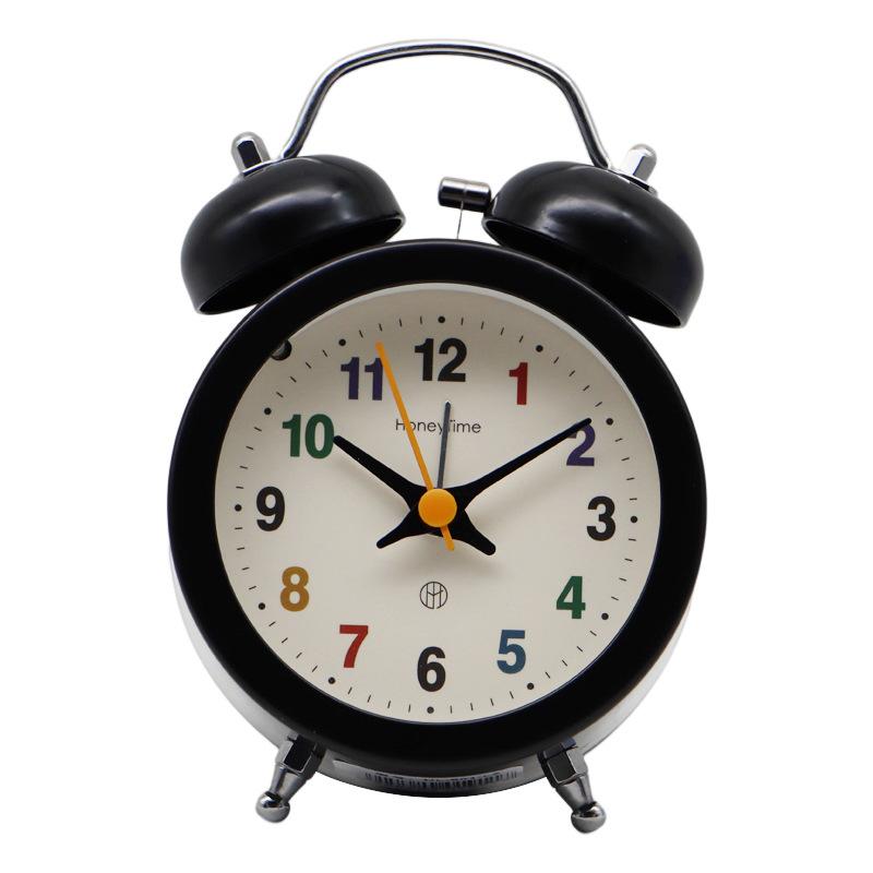 Wake Up Small Alarm Clock To Wake Up Students with A Loud Volume Meter Alarm Clock for Children, Junior High School Students and High School Students