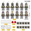 Medieval Lion King Army Soldier Figurine Building Block Toys