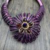 2024 New Aluminium Flower Colorful Jewelry Set for Women African Bridal Necklace Earrings Set Party Jewellery Gifts
