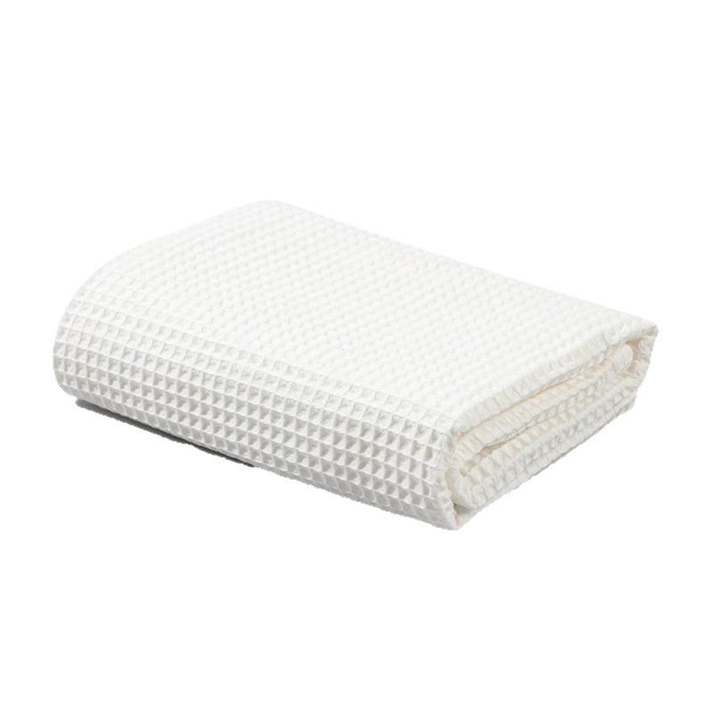 Waffle Baby Blanket Soft Thickened Newborn Quilt Multifunctional Solid Color Bath Towel Blanket
