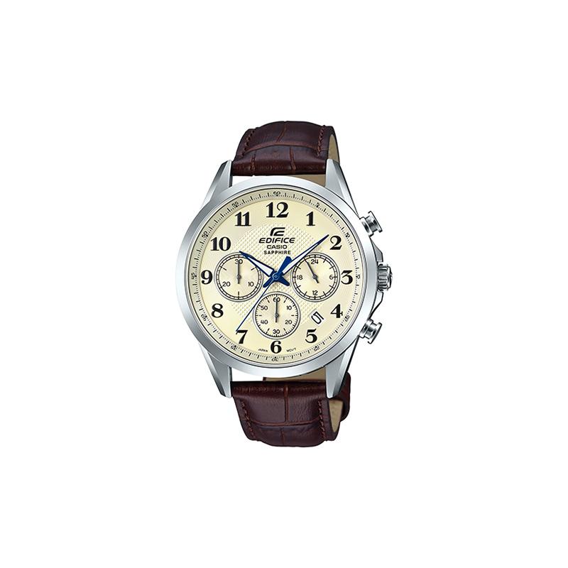 

Casio EDIFICE Series Sapphire Mirror Business Waterproof Quartz Movement Leather Strap Japanese and Korean Watch Men s Watch White EFB-650L-7AVUPR белый