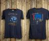 Stile Vintage Concerto Genesis Anni '80 Maglietta Nera T-Shirt Unisex