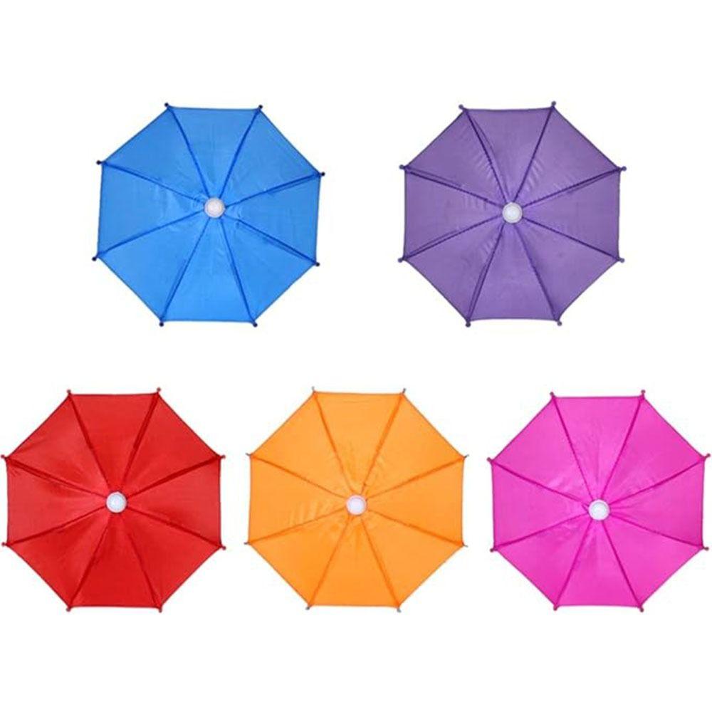 Funny Doll Decorative Umbrella Adjustable Kids Toy Umbrella Creative Mini Umbrella  Dollhouse