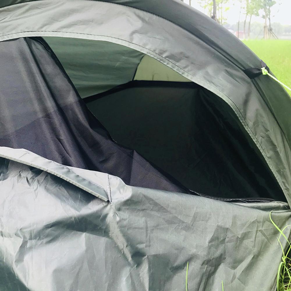 Portable Backpacking Tent Outdoor Camping Sleeping Bag Tent Beach Lightweight Single Person Sleeping Bag Tent with Storage Bag
