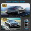 WiFi 4K HD Dash Cam with Dual Lens, GPS, Driving Track & G-Sensor