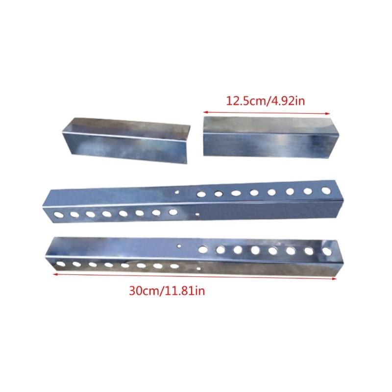 4 Stück Fluglochreduzierer und Mäuseschutz für 8/10 Rähmchen Bienenbeuten für die Imkerei Edelstahl für Winter und ganzjährig