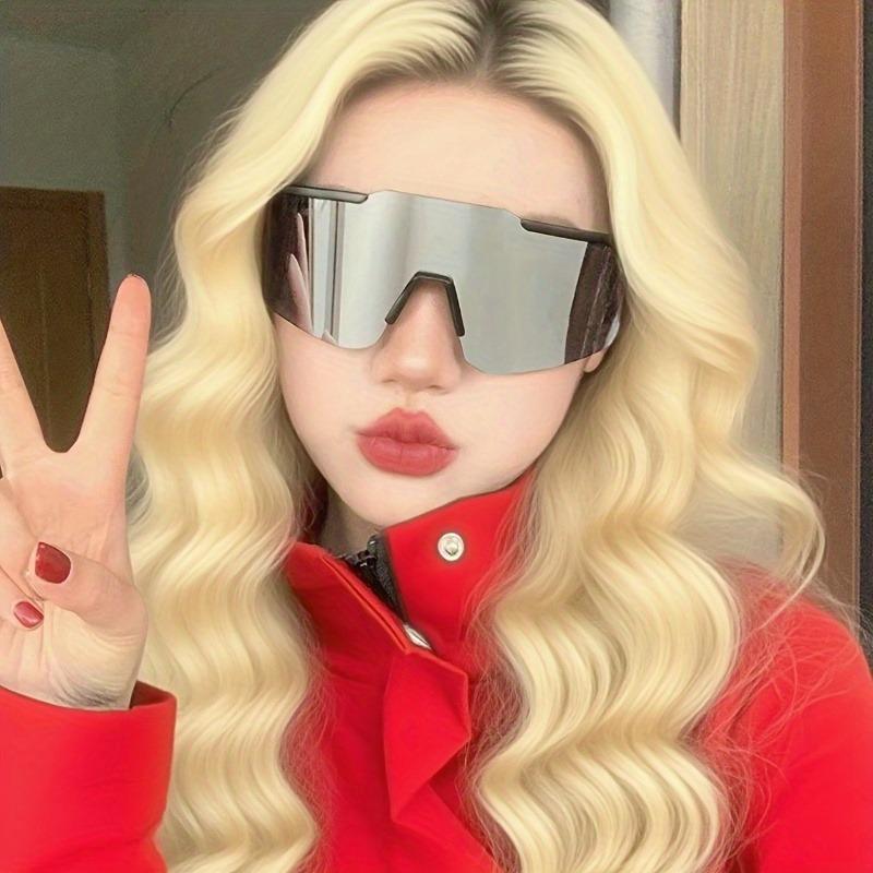 1/2 Pieces Smart Casual Large Frame Fashion Glasses for Men Women Trendy Eyewear