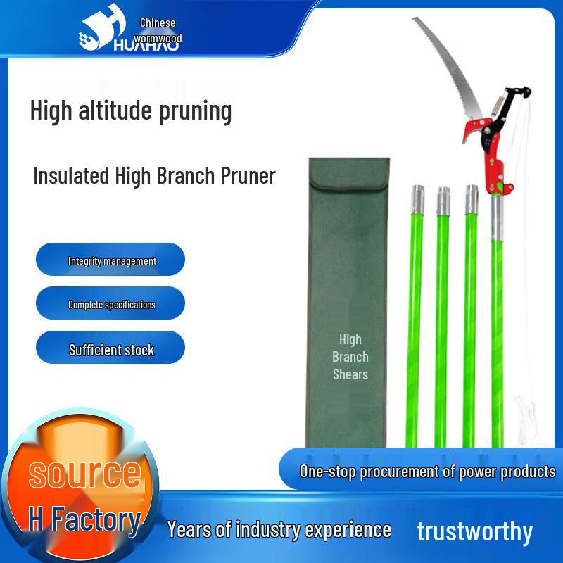 Insulated Telescopic High Branch Pruner and Saw