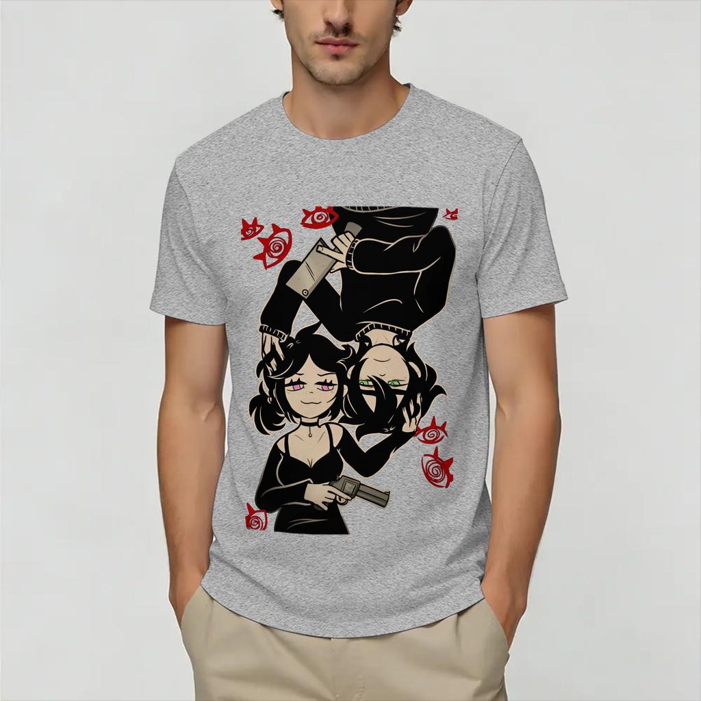 The Coffin Of Andy And Leyley T-shirt Sommar Populära T-shirts Unisex Bomull Överdimensionerade T-shirts Kortärmad Y2K Vardaglig T-shirt