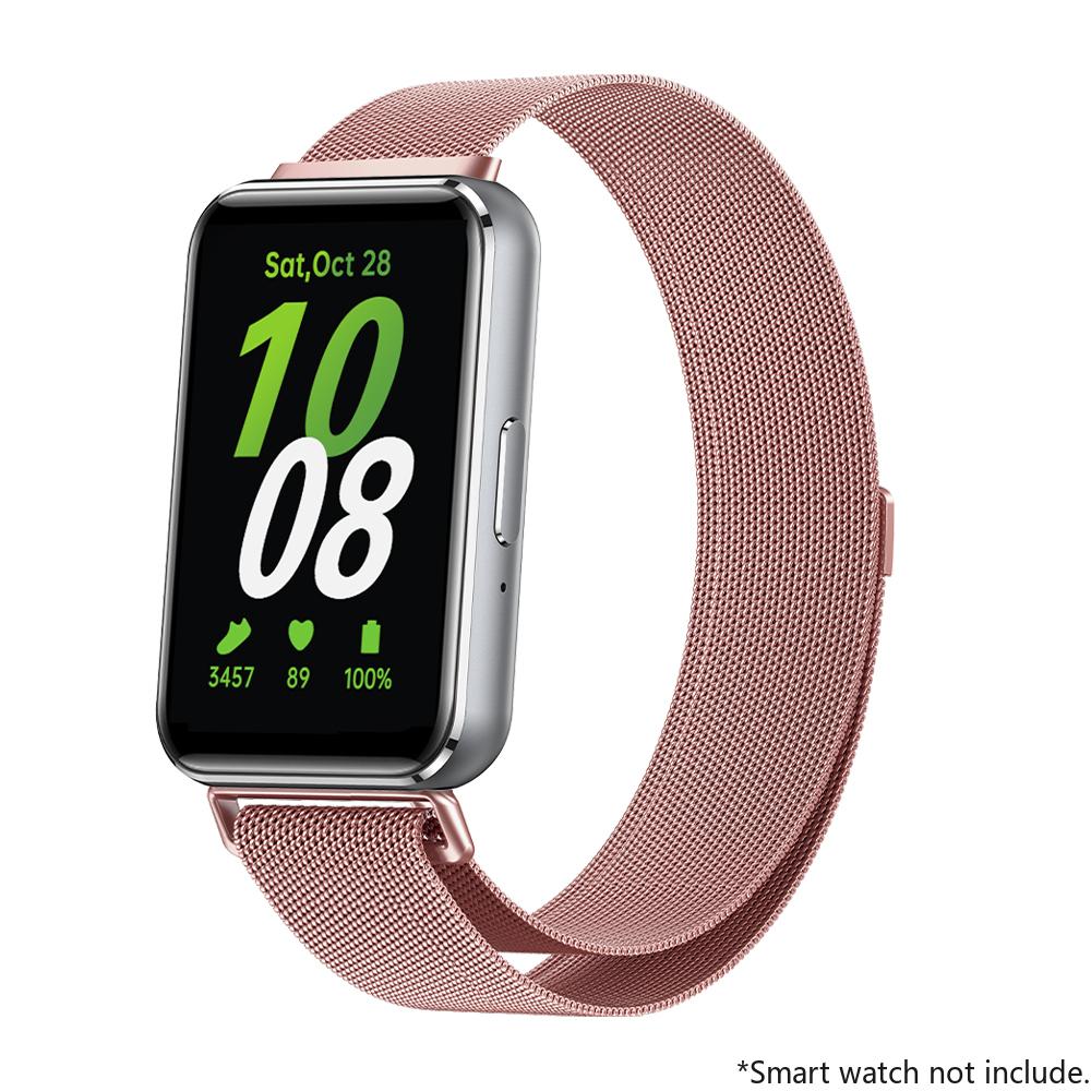Pasek ze stali nierdzewnej do smartwatcha Samsung Galaxy Fit 3, bransoletka magnetyczna typu pętla mediolańska, opaska na nadgarstek Fit3, etui na nadgarstek
