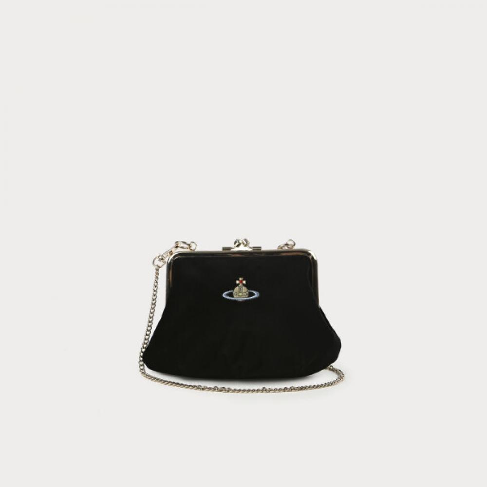 

Velvet Genny Frame Pulse Bag Imported Directly From Vivienne Westwood blacks