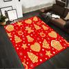 Gingerbread Christmas Pattern Rug Non-slip Rug Suitable for Living Room and Bedroom Sofas