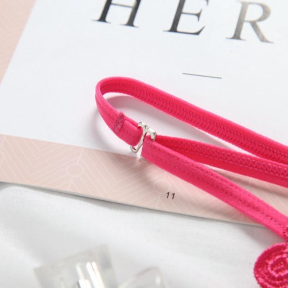 Sexy Panties Fashion Embroidery Hollow Open Crotch Sex Temptation Women's Thong Invisible Thin Belt Low Waist T Pants